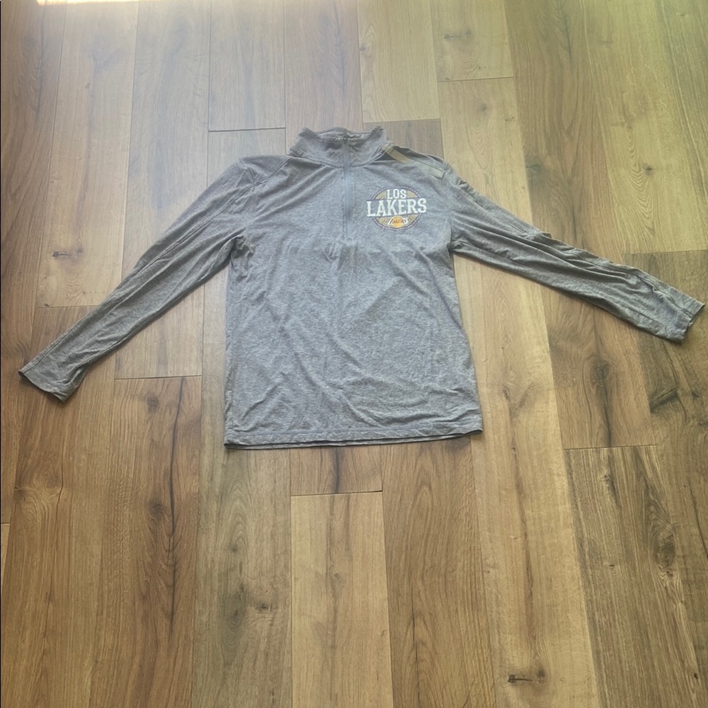 Los Angeles Lakers “Los Lakers” Gray Long Sleeve Shirt